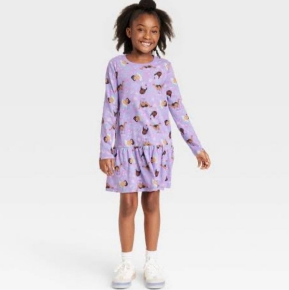 🆕️Disney Encanto long sleeve purple dress